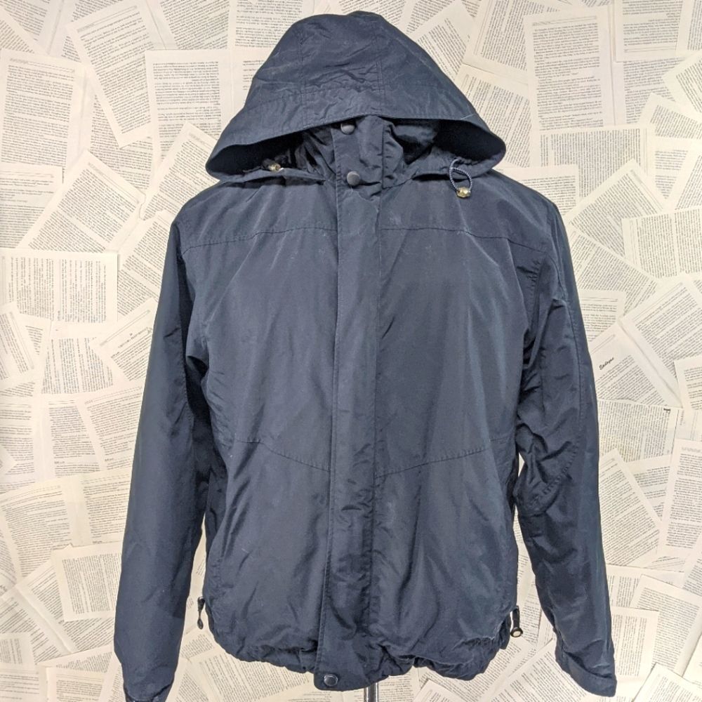 LL Bean Full Zip Nylon Windbreaker Medium